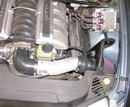 K&N Typhoon Intake System Installed in a 2005 Pontiac GTO
