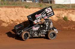 Andy Gregg Racing in His Sprint Car