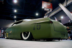 The sliding ragtop and carefully riveted sheet-metal required hours of detail minded attention - SEMA 2012