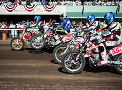 In the main event at the Sonoma County Fairgrounds, Colindres exploded off the line to grab the holeshot