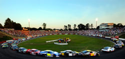 NASCAR K&N Pro Series East race at Bowman Gray Stadium in North Carolina