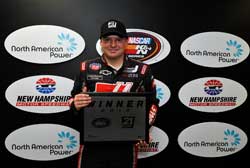 The 21 Means 21 Pole Award Was Presented to Cole Custer at New Hampshire Motor Speedway