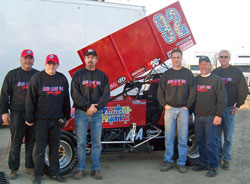 Andy Forsberg and his A&A #92 410 Sprint Car