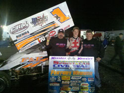 The F&F x1 Sprint Car in Victory Lane