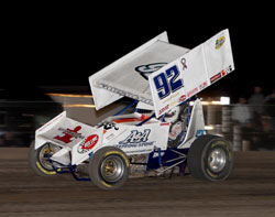 Experiencing a practically flawless race, Forsberg earned his second win of 2011 at the Silver Dollar Speedway