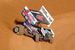 Andy Forsberg recently earned a spot on the podium at the Silver Dollar Raceway.