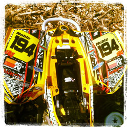 Brad Noble advanced into the B division this year, running in both the New England ATV MX Series and AMA's Division 3.