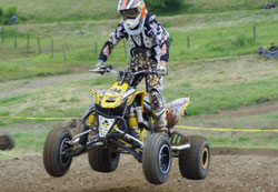 Brad Noble in AMA Division 3 NEATV series ATV racing