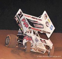 Brown normally runs the number 21 on his sprint car. Currently he's focused on running with The World of Outlaws.