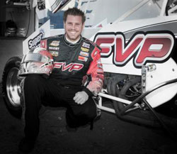 With his win at Knoxville Raceway Brian now has seven victories for the year.