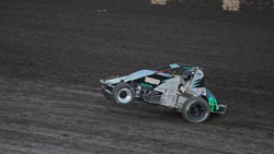 If there was a Sprint Car wheelie contest Roa would excel at that as well. Photo by: Mallory Roa.
