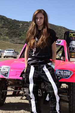 Brooke Kawell hopes to one day become one of the few female drivers to thrive in off road racing