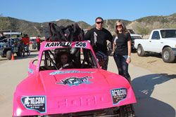 Brooke Kawell hopes to one day become one of the few female drivers to thrive in off road racing