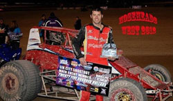 Bud Kaeding started off his 2012 campaign with an impressive win in the "Sin City Showdown" at Las Vegas Motor Speedway.