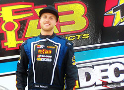 TORC Series PRO Lite racer Cam Reimers at Eldora Speedway