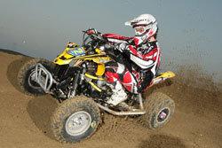 Can-Am Motoworks' Jeremie Warnia brought home the first hard earned win of the season for the team.