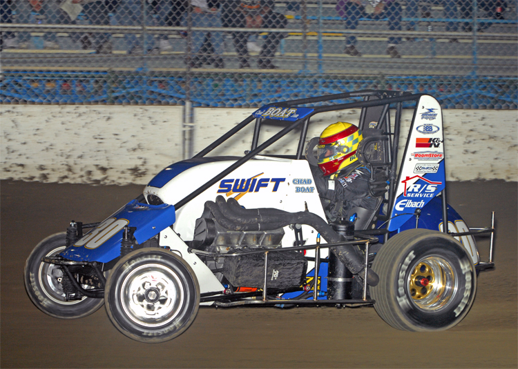 Indiana Sprint Week Racer Chad Boat is Unstoppable at Kokomo Speedway