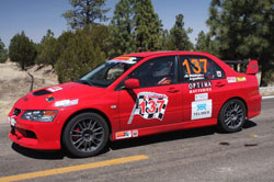 Steve Waldman says his Mitsubishi Evo IX MR is the ideal car for competing in the Chihuahua Express.