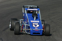 Stockton was Swanson's first pavement race of this season and only his third in the USAC Western States Midget Series
