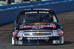 Cole Whitt in the NASCAR Camping World Truck Series. Photo by Ronda Greer Photography.
