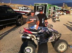 The team of Danny Prather and Dave Scott took 1st overall Pro Quad at the 2012 Best in the Desert Vegas to Reno race