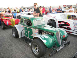 Derek Lacey spent his rookie season racing at The Orange Show in San Bernardino