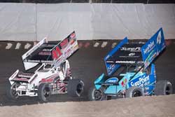 Dominic Scelzi notches King of the West victory his first season racing a 410 sprint car.