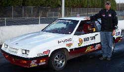 Duck Tape Racing's Michael Beard and his Plymouth Turismo