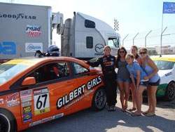 Shea Holbrook's biggest fans, the Gilbert girls, Erica, Lacie, Alyee and Rhea.