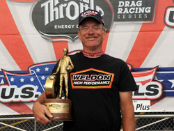 This win goes down as Greg Kamplain's first event win at Indy in the Competition Eliminator Class