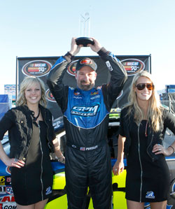 Greg Pursley wins the K&N Pro Series West race at Miller Motorsports Park for the second year in a row.