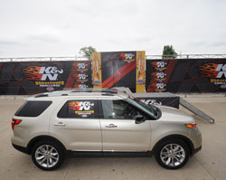 The 2011 K&N Horsepower Challenge Sweepstakes Prize was a 2011 Ford Explorer won by Harold Goldberg