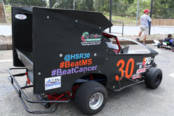 On August 18th, Hunter Smith had his car on display at Sussex County Community College in Hampton, New Jersey, signing autographs and teaching new fans about the sport he loves.