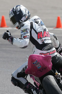 K&N's Huntley Nash won his third AMA Pro SuperSport race of the year at Barber Motorsports Park and dedicated the victory to his mom.
