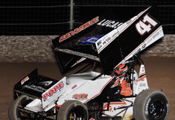 JJR's 15th place finish was more than enough to clinch the title at the inaugural Sprint Car Super National contested at Las Vegas Motor Speedway.