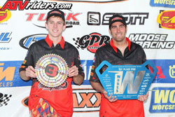 H&M Motorsport's Beau Baron took first place, joining him in third place was teammate David Haagsma. Photos by ATVRiders.com