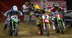 Jeff got the holeshot in the main event and led wire to wire.