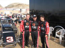 (Left to Right) The Williams racing family Cody, Rip and Austin (not pictured is Logan).