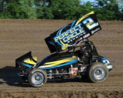 When he isn't winning in his family's number 45x car, Herrera races for Larry Woodward Racing. Photo by IBRACN Photos