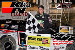 Jon Henry won the opening UMP Late Model race at Attica Raceway Park and followed it up with another victory the next weekend.