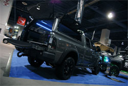 The 2013 SEMA Show included this custom Dodge Ram 1500 truck built by A.R.E. Products