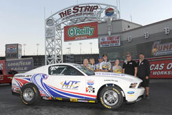 The 2010 Cobra Jet Ford Mustang was a winner for Justin Lamb in his very first race of the season.