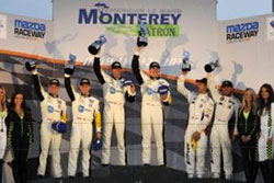 One-Two Podium Finish for Corvette Racing at Mazda Raceway Laguna Seca