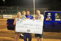 Payne brought home the bacon for his family, earing the first place check in the Pro Stock 4WD class.
