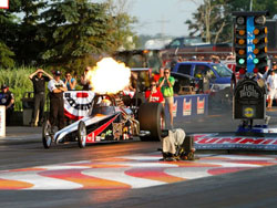 Tom Martino and Martino Motorsports recently lost all hopes of a victory at the Summit Motorsports Park, when a nitrous explosion put them out of the race.