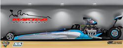 At the end of last season the Martino Motorsports dragster only existed in an artist’s illustration