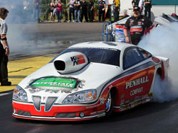Mike Edwards at the 43rd annual Tire Kingdom NHRA GatorNationals in Gainesville, Florida
