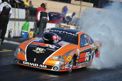 Mike Ferderer and his NHRA Super Gas K&N Pontiac Grand Am