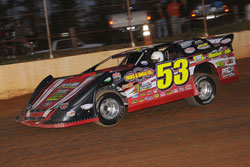 Cook and his number 53 car currently sit in fourth place in the latest version of the Lucas Oil Late Model Dirt Series (LOLMDS) point standings.