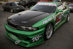 Green is a great color for theis 1995 Nissan Skyline found at the 2012 SEMA show